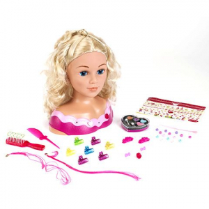 Klein Toys Coralie hercegnő sminkelhető babafej